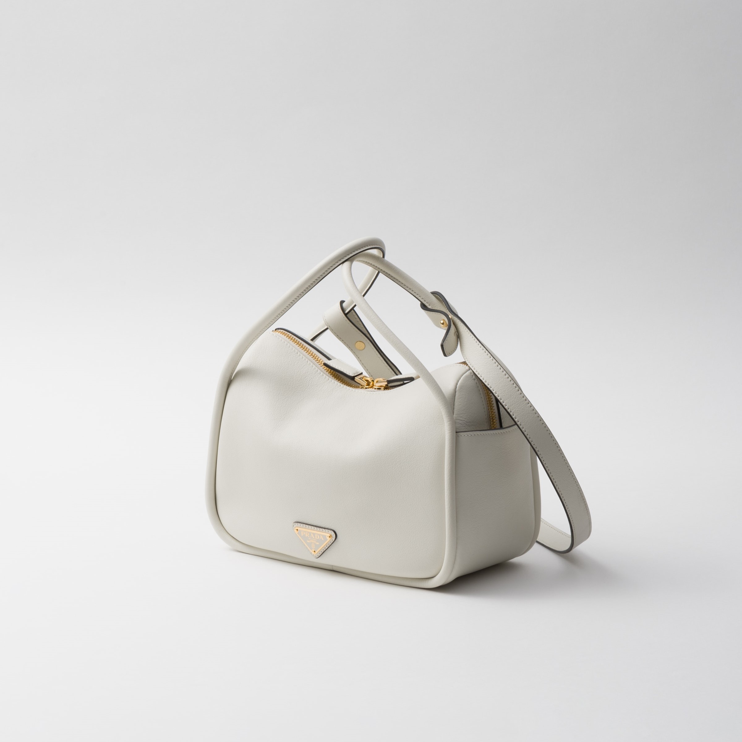 DARLING LEATHER HANDBAG, WHITE