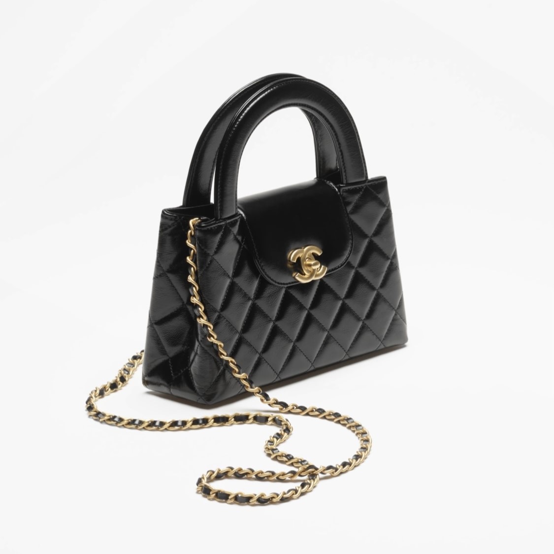 MINI KELLY BAG, BLACK