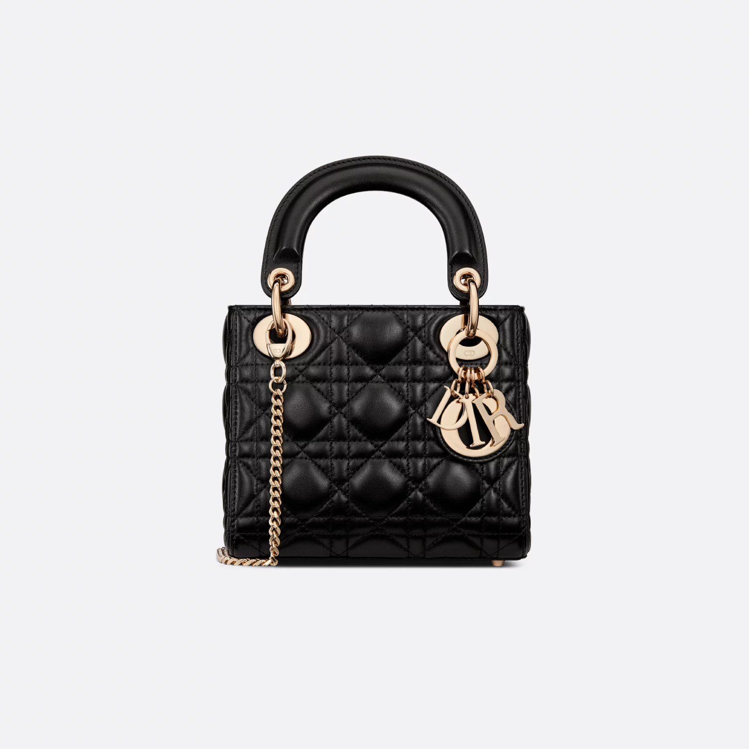 MINI LADY D BAG, BLACK