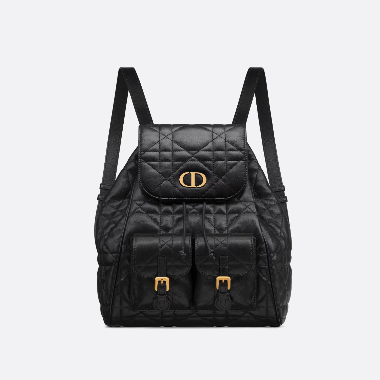 MEDIUM CARO BACKPACK, BLACK